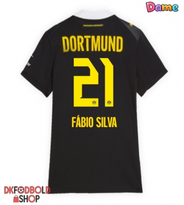 Borussia Dortmund Fabio Silva #21 Udebanetrøje Dame 2026-27 Kort ærmer